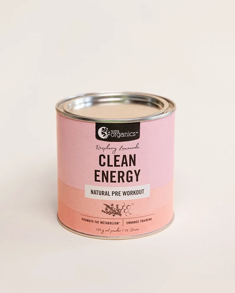 Nutra Organics Clean Energy - Raspberry Lemonade