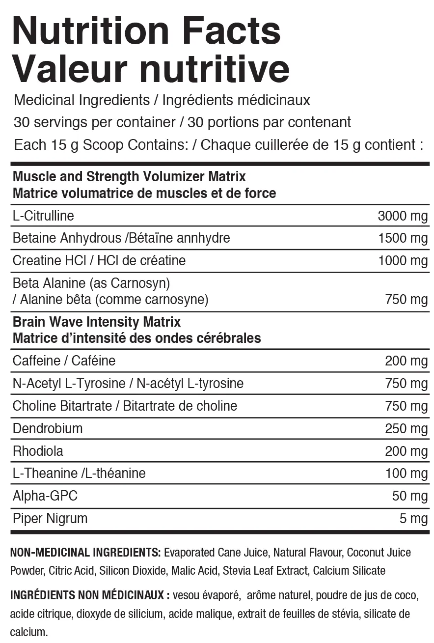 Nutraphase - Clean Pre-Train (30 Servings)