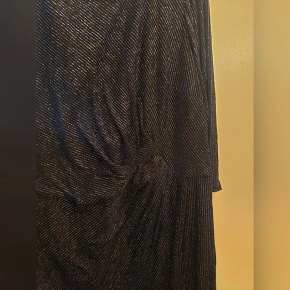 NWT Lane Bryant Ruched Side Sparkle Stretchy Party Dress 22/24