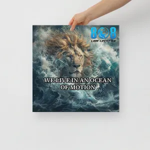 Ocean Of Motion Canvas
