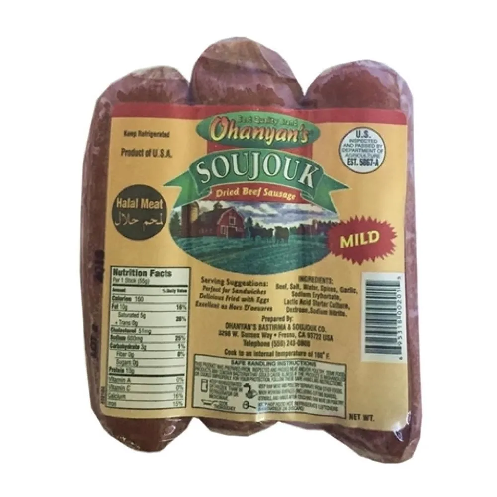 Ohanyan Soujouk Mild 1 lb