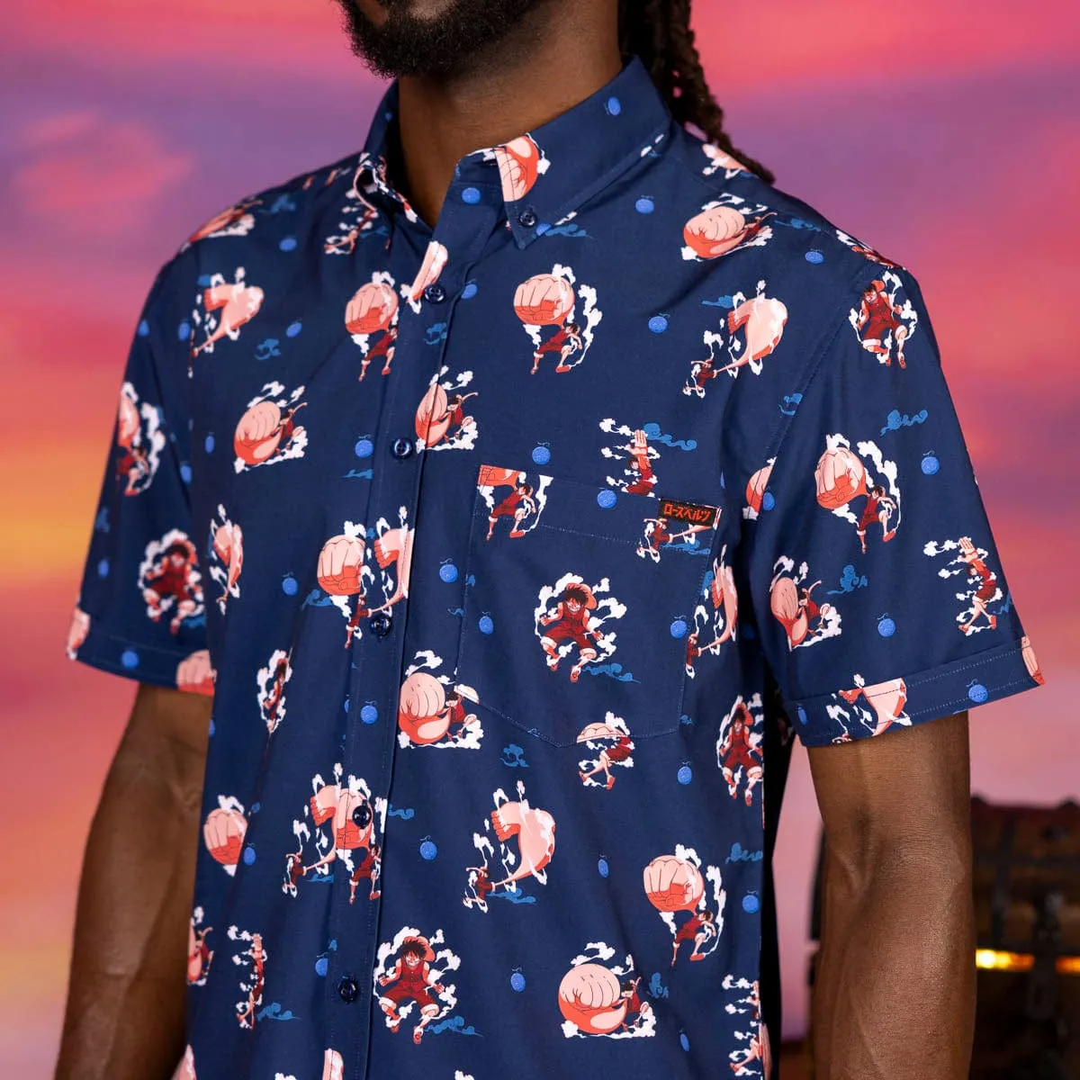 One Piece "Gear Second" – KUNUFLEX Short Sleeve Shirt