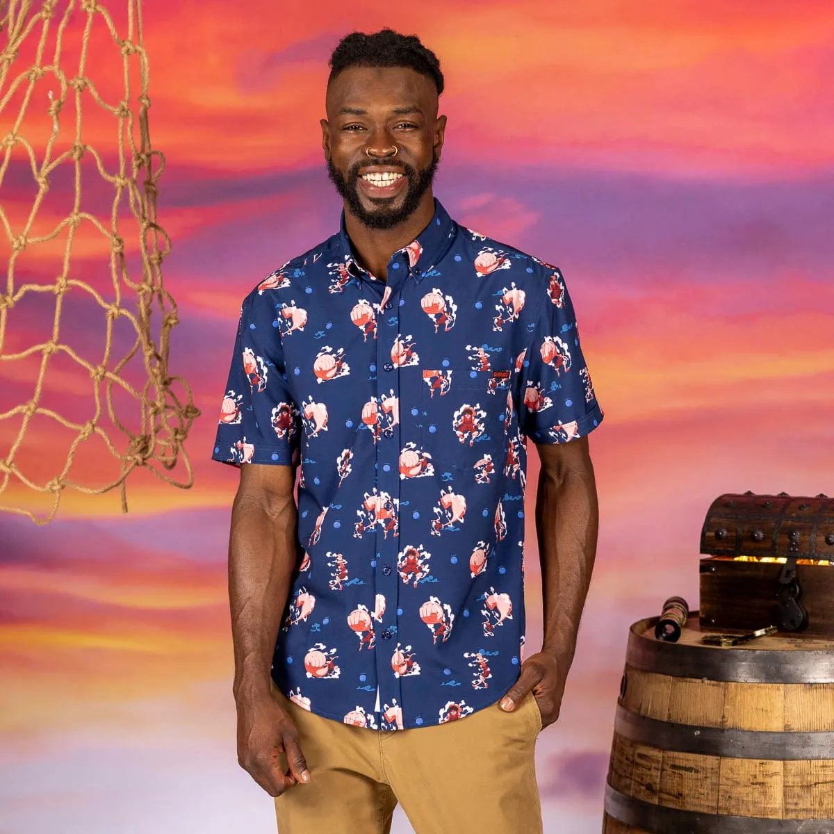 One Piece "Gear Second" – KUNUFLEX Short Sleeve Shirt