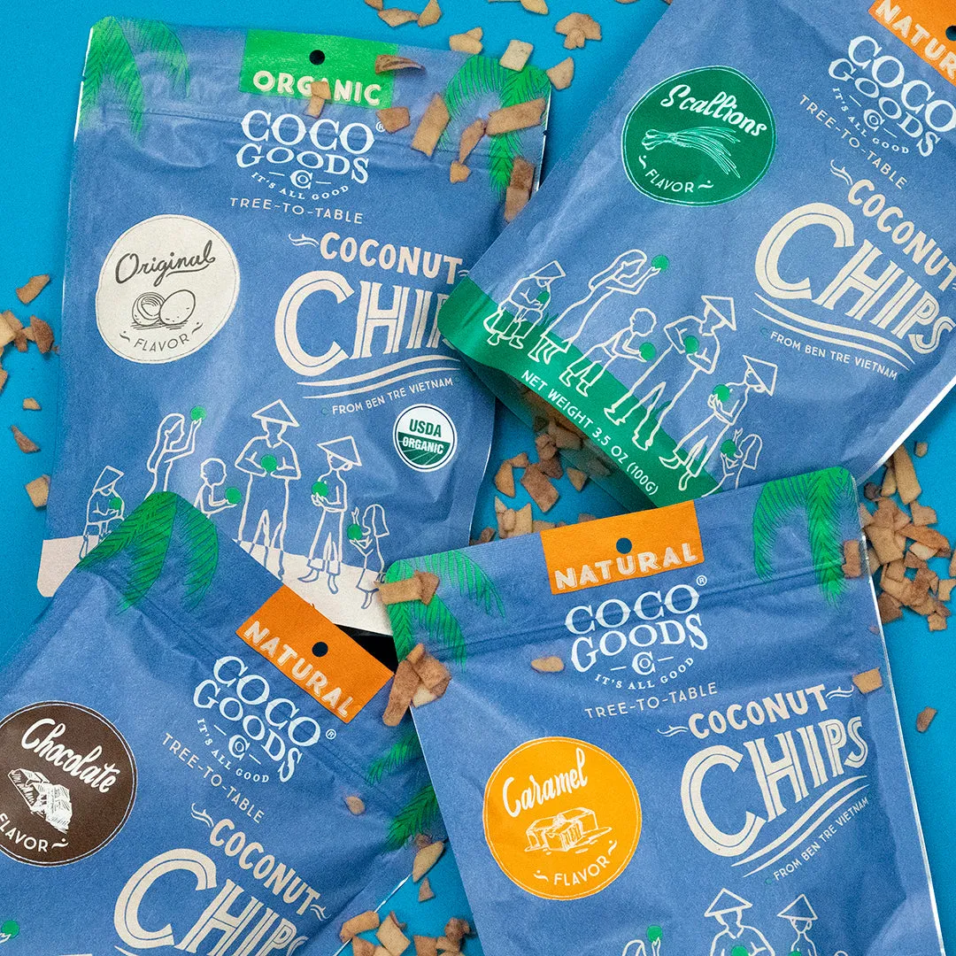 Organic Toasted Coconut Chips Original 3.5 oz Zip Lock Bag