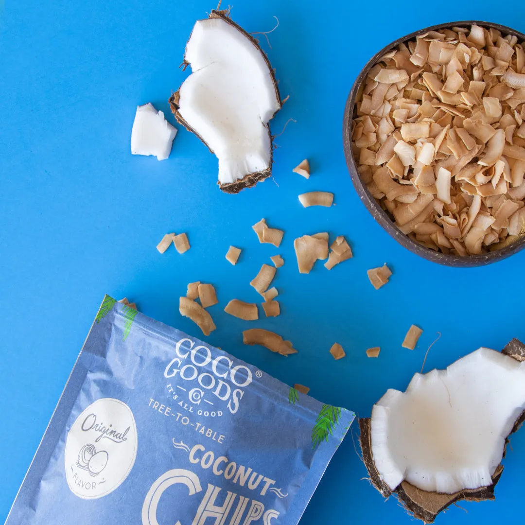 Organic Toasted Coconut Chips Original 3.5 oz Zip Lock Bag