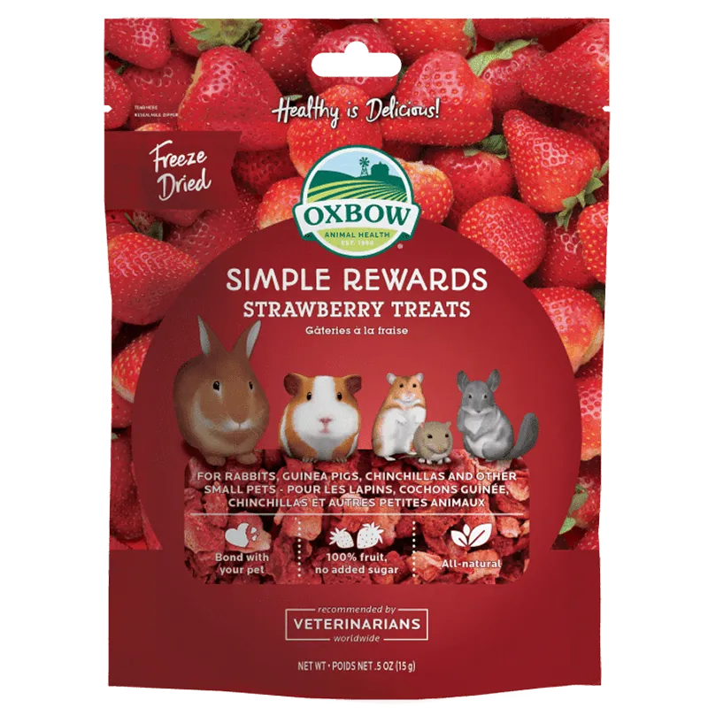 Oxbow Simple Rewards Freeze-Dried Strawberries