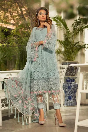 Pakistani Classy Festive Dress In light Sky Blue Color Model# C 1857