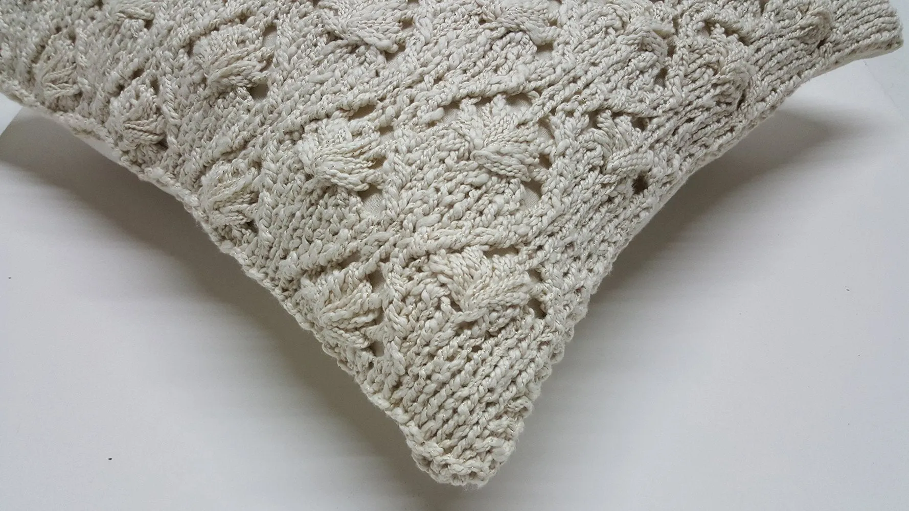 Palms Crochet Cotton Pillow