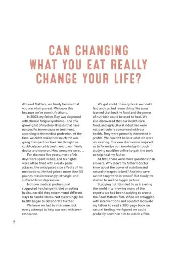 Paperback Book: The Food Matters Cookbook