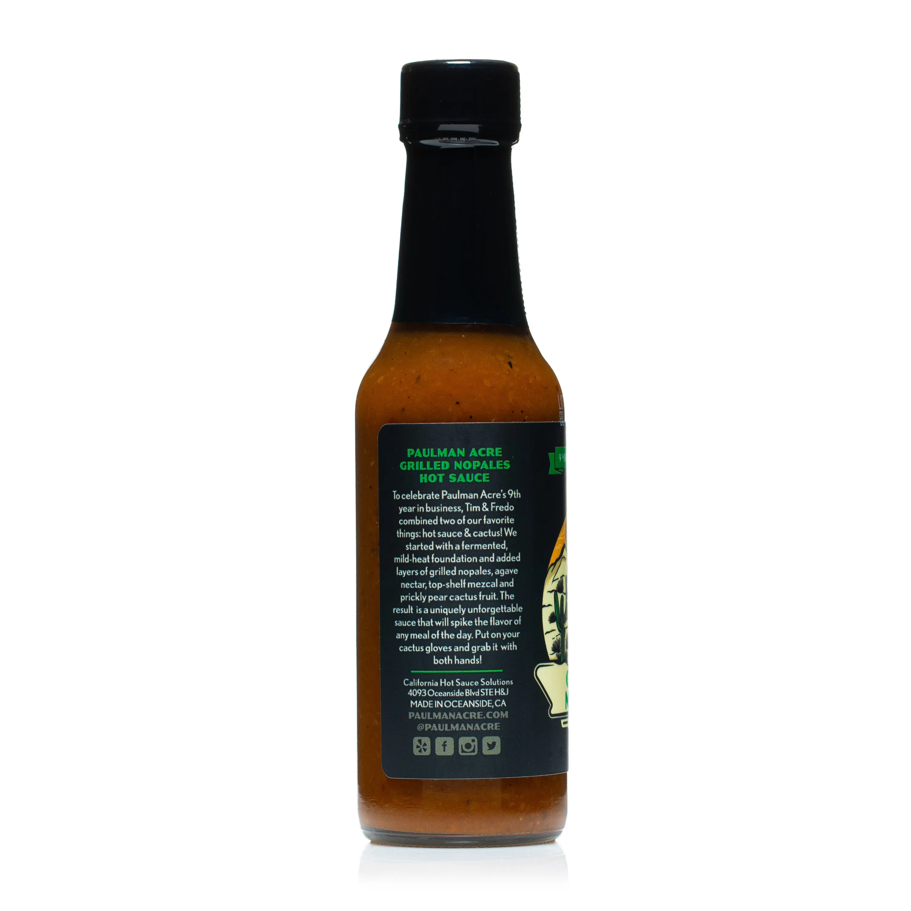 Paulman Acre Grilled Nopales Hot Sauce