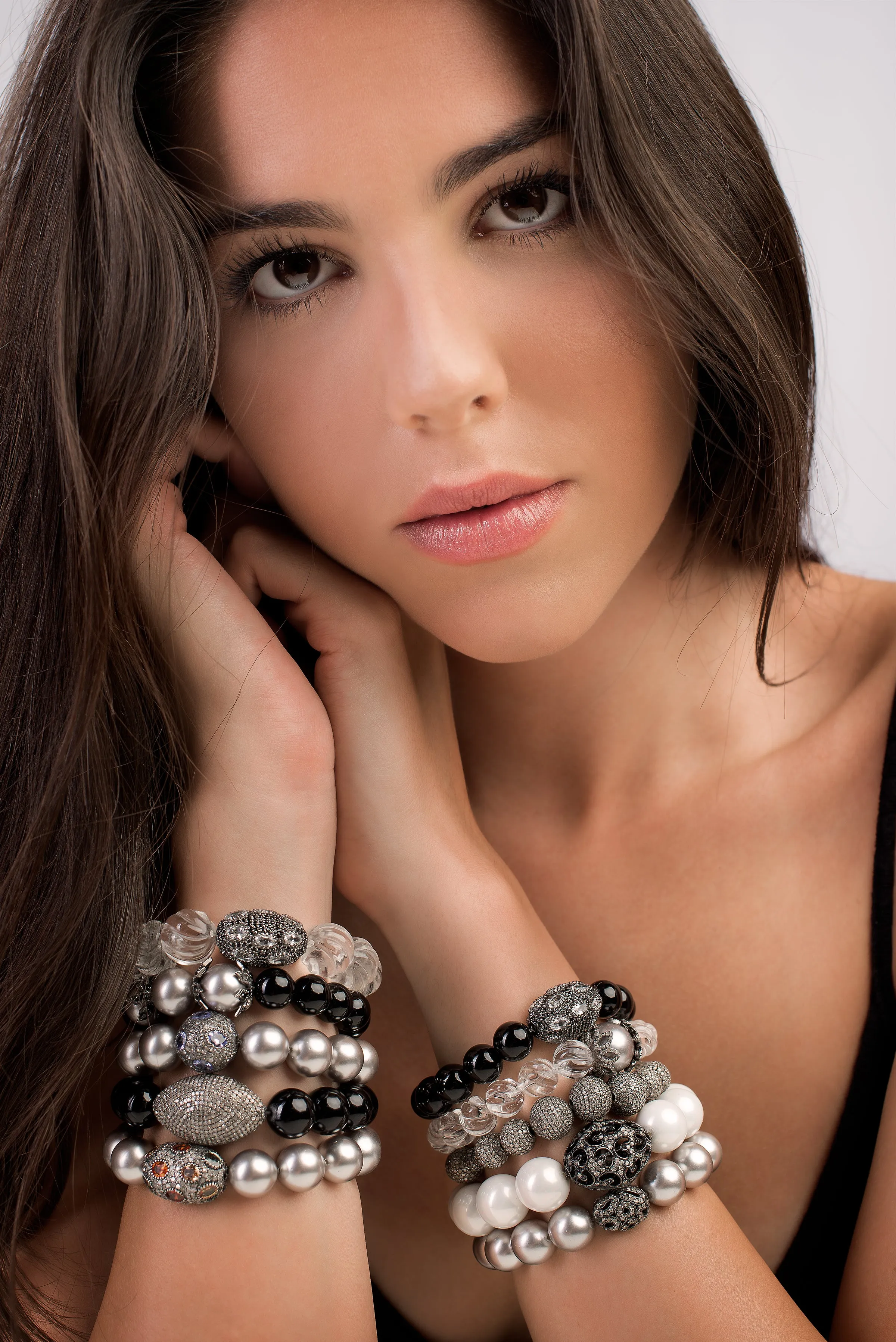 Pave Diamond, Black Onyx