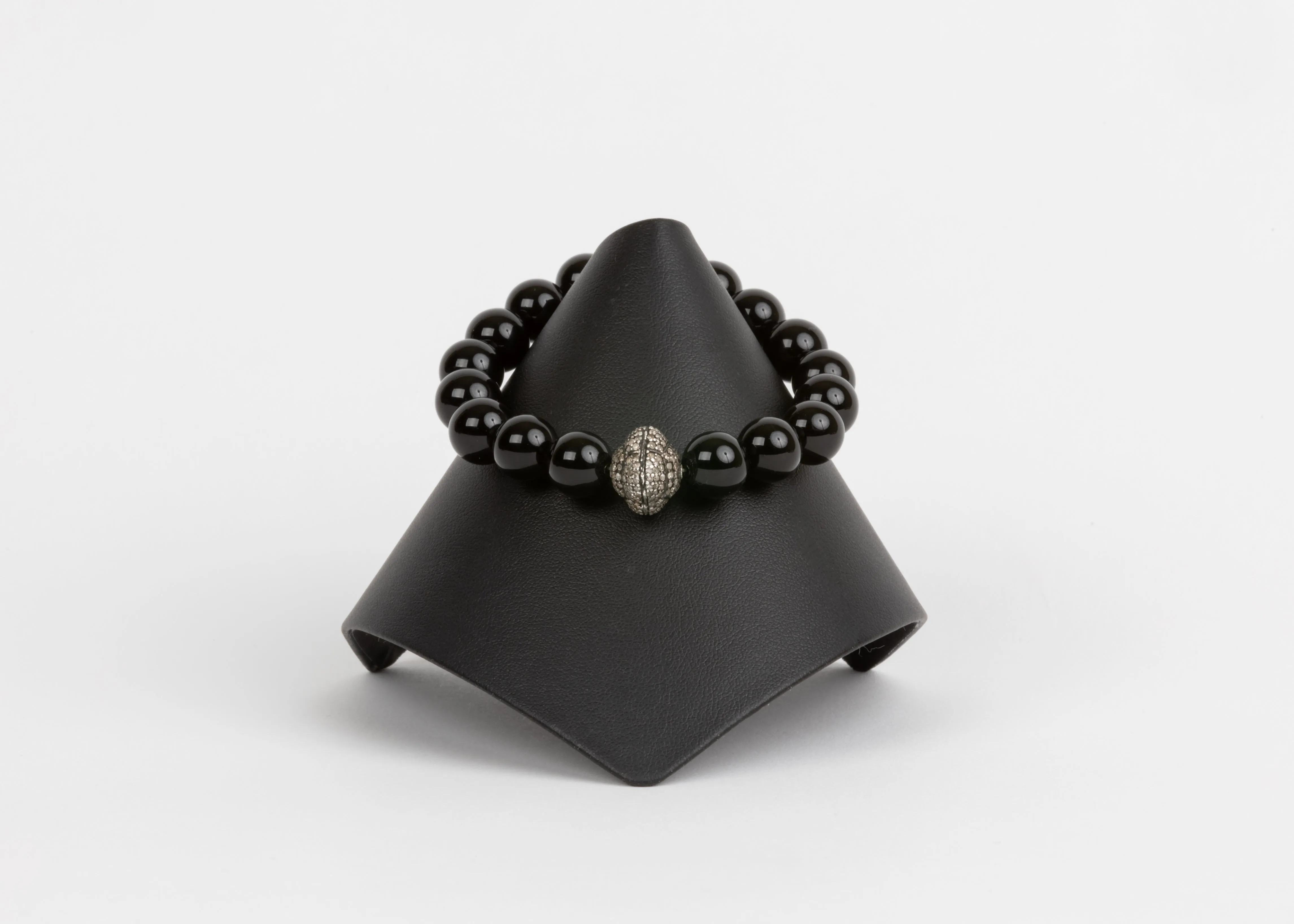 Pave Diamond, Black Onyx