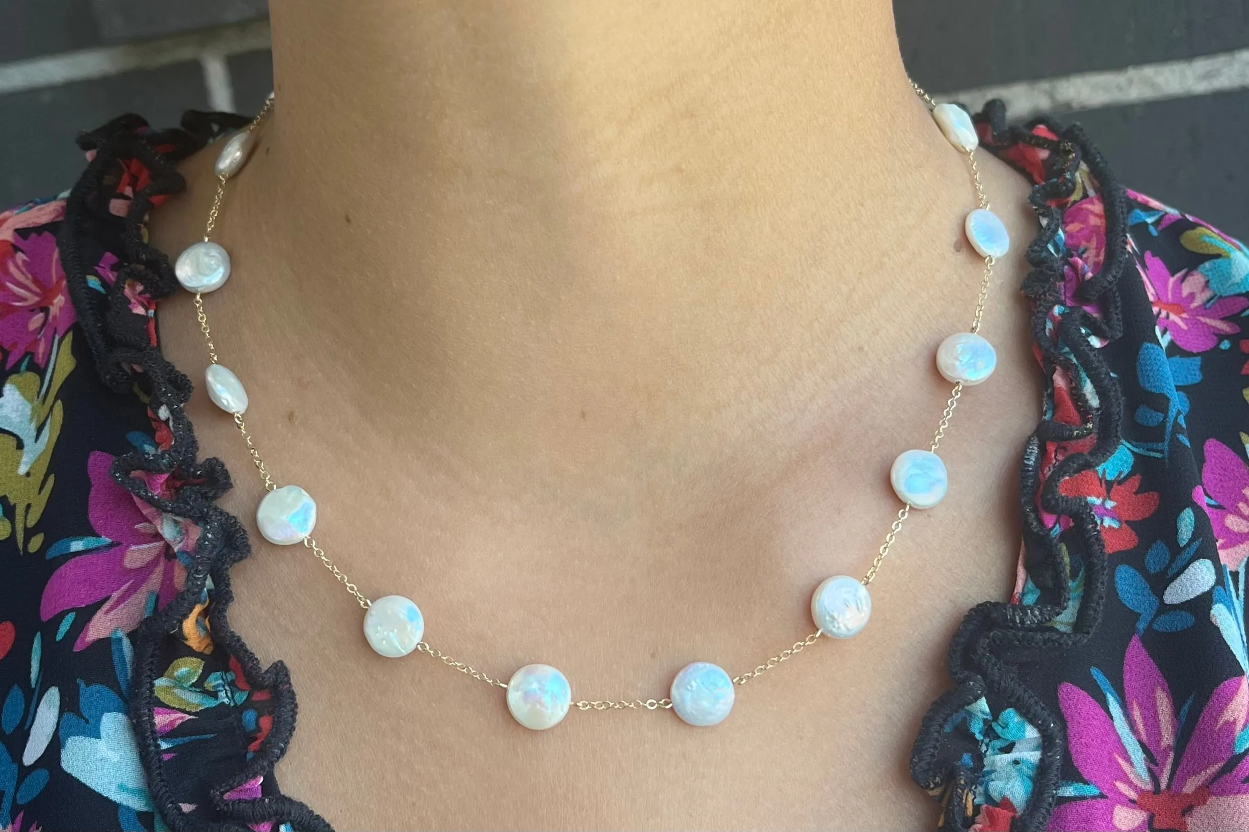 PEARL STATION-NECKLACE