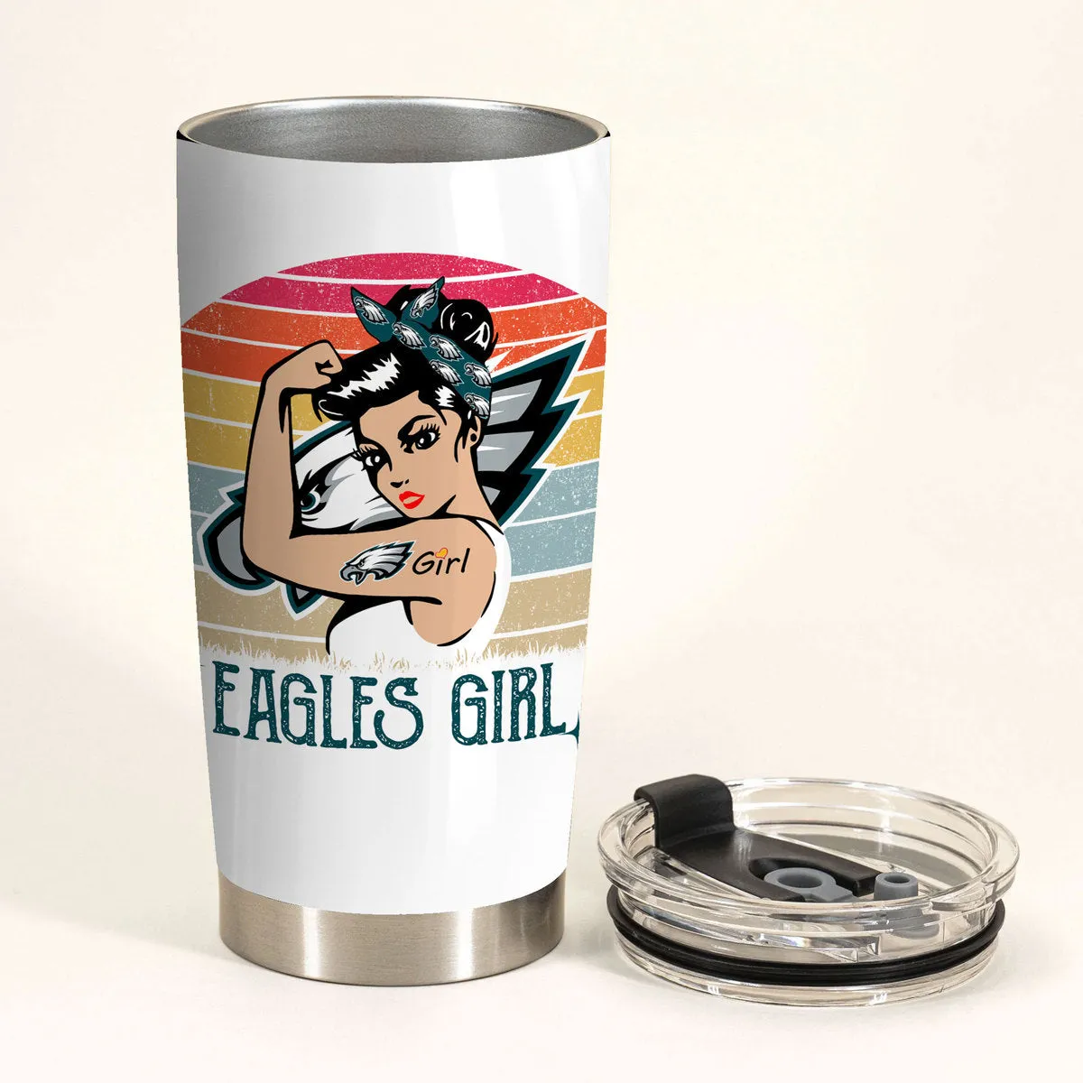 Philadelphia Football Girls Classy Sassy Tumbler