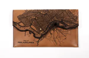 Philadelphia Map Clutch
