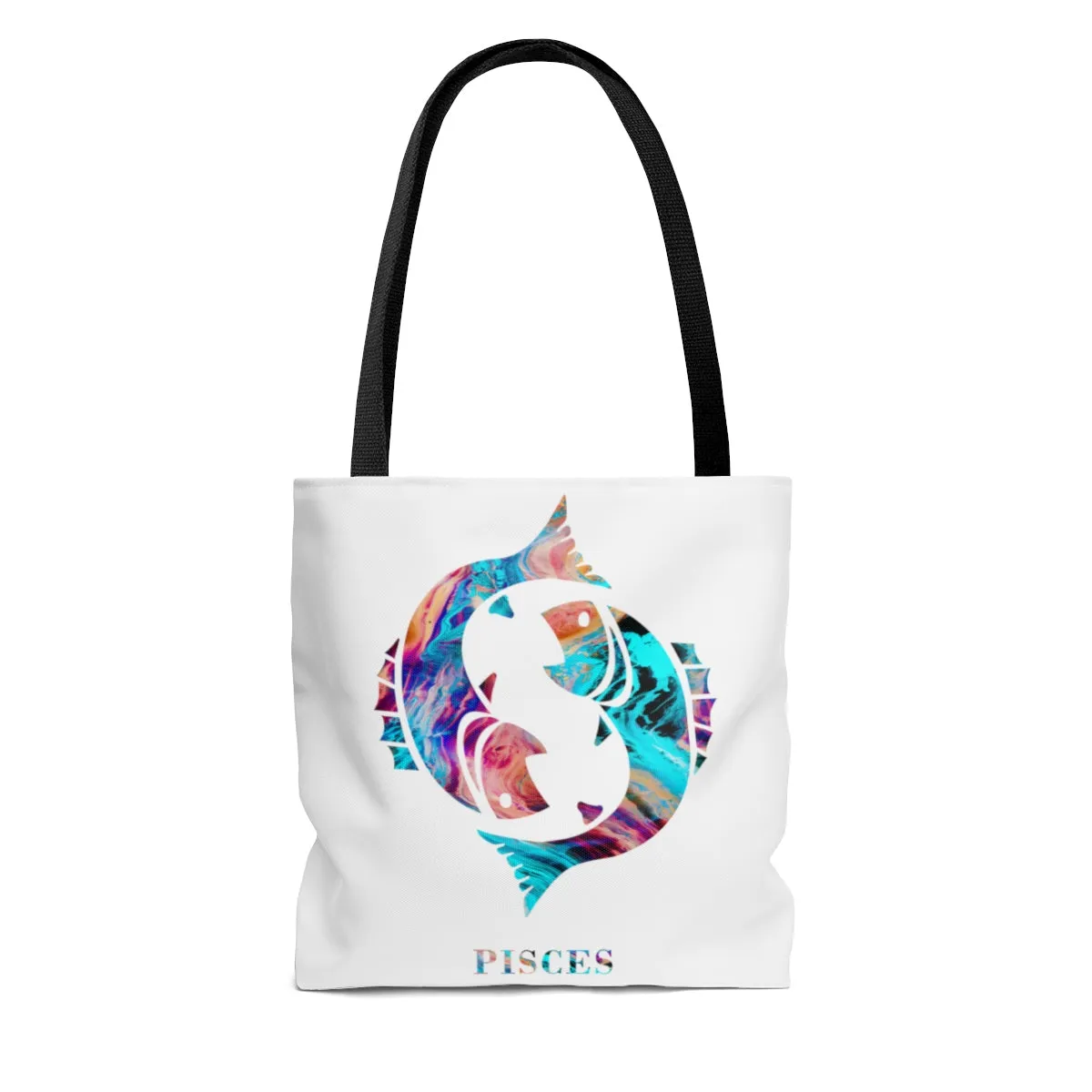 Pisces Zodiac Sign Tote Bag