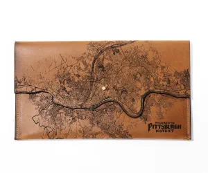 Pittsburgh Map Clutch