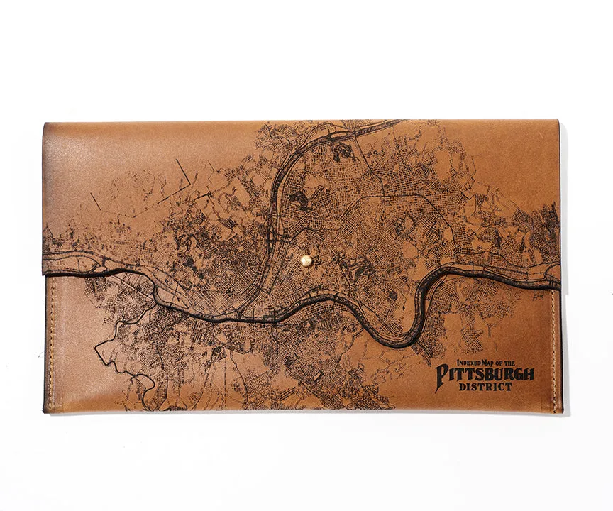 Pittsburgh Map Clutch