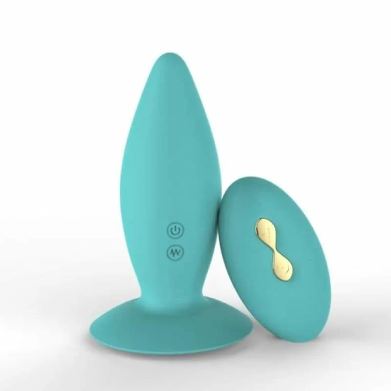 Plug Anal Vibrant bleu simple