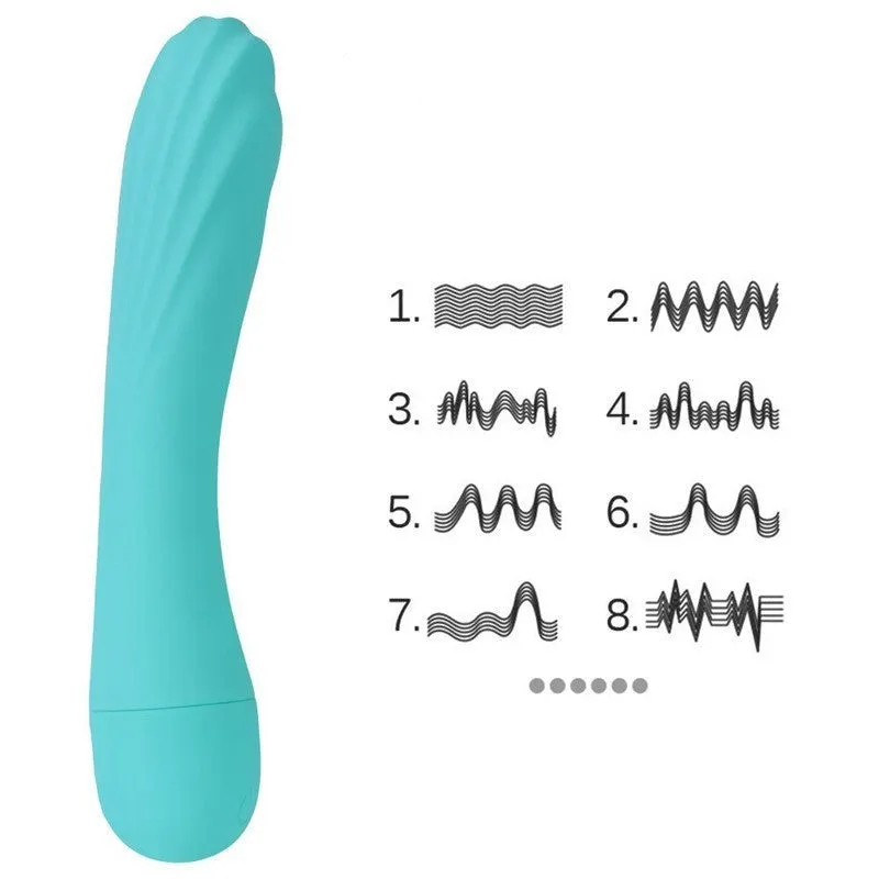 Plug anal vibrant simple Bleu