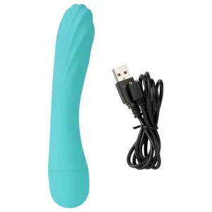 Plug anal vibrant simple Bleu