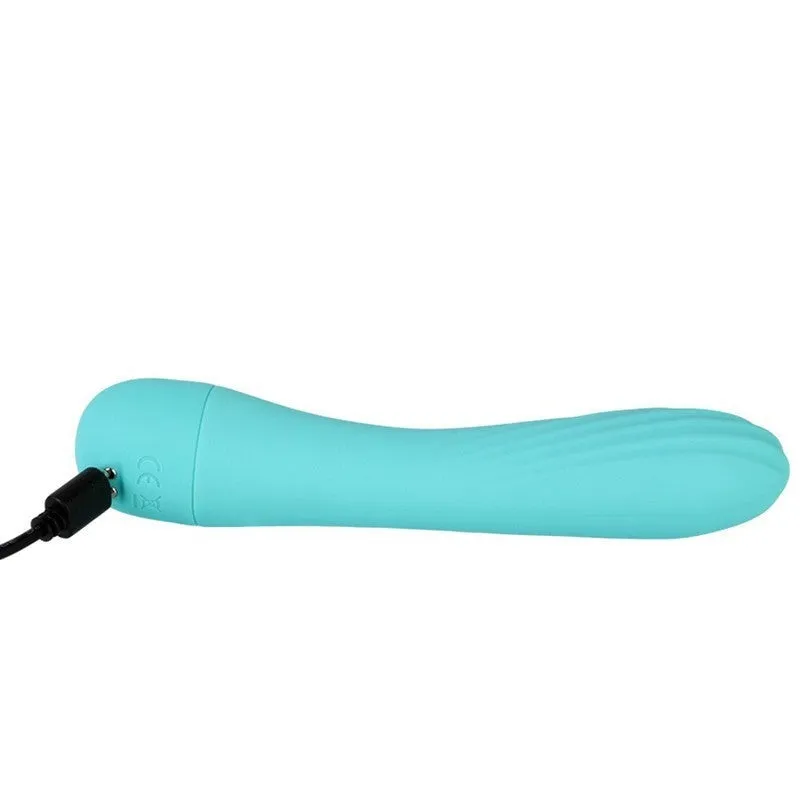 Plug anal vibrant simple Bleu
