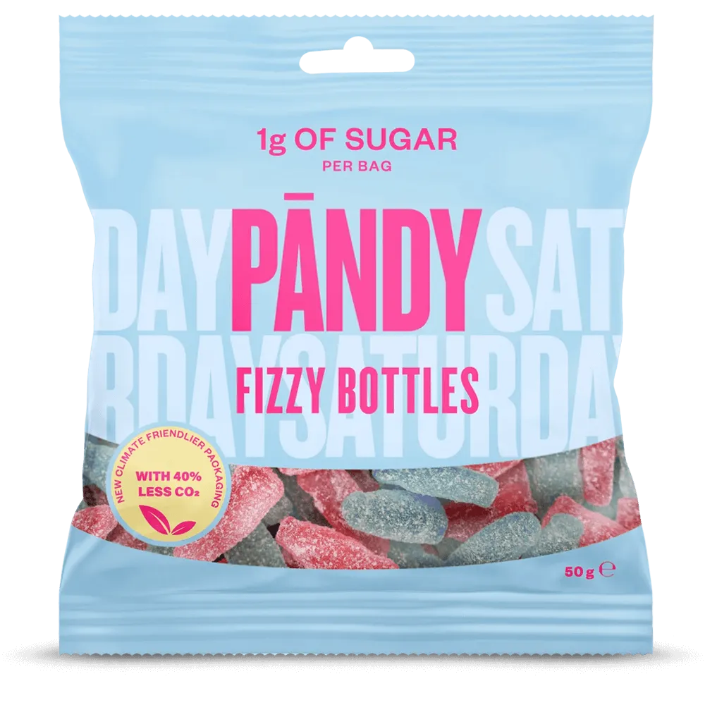 Pändy Candy Fizzy Bottles - 6x50g.