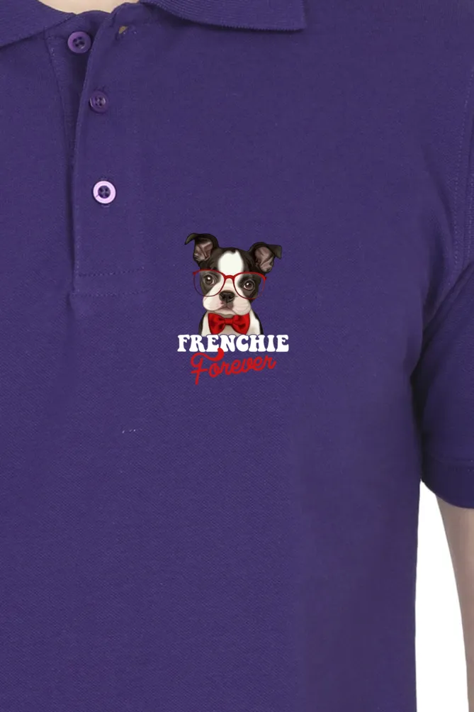 Polo Neck T-Shirt (Men) - Barking Bowtie  (6 Colours)