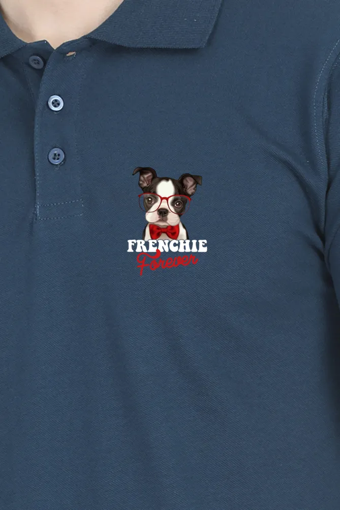 Polo Neck T-Shirt (Men) - Barking Bowtie  (6 Colours)