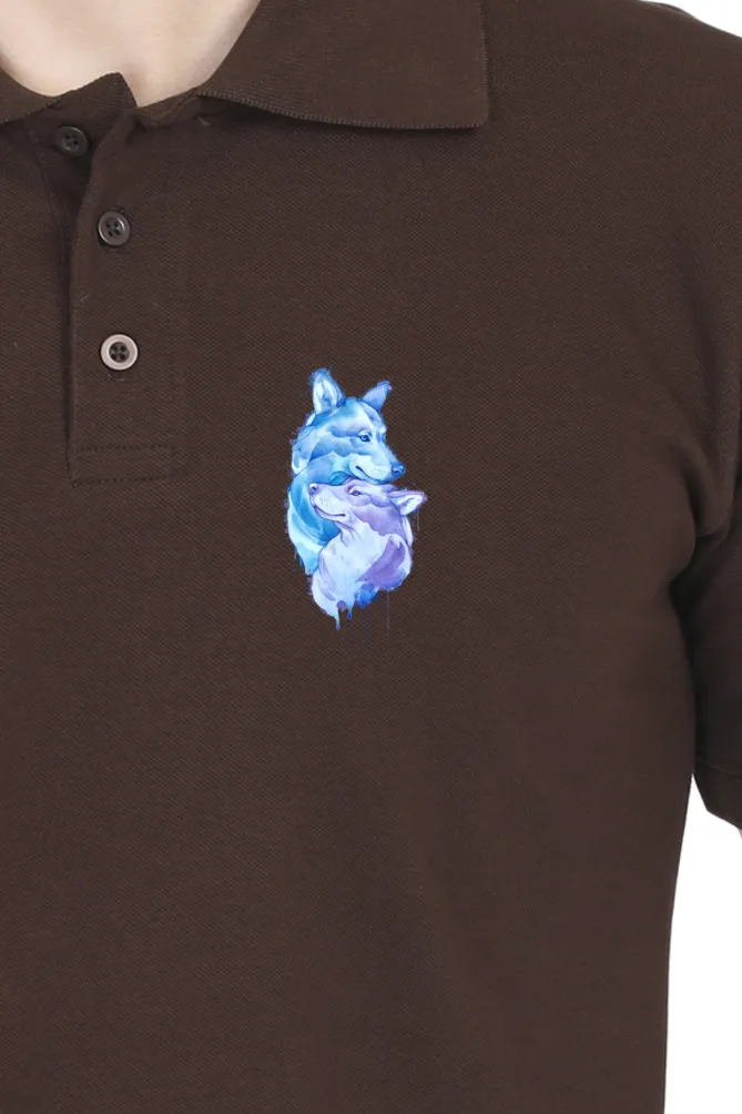 Polo Neck T-Shirt (Men) - Snugglebugs (11 Colours)