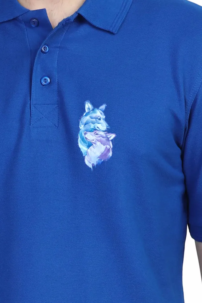 Polo Neck T-Shirt (Men) - Snugglebugs (11 Colours)