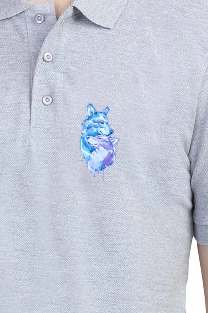Polo Neck T-Shirt (Men) - Snugglebugs (11 Colours)