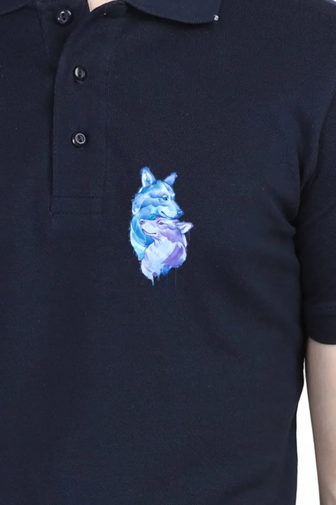 Polo Neck T-Shirt (Men) - Snugglebugs (11 Colours)