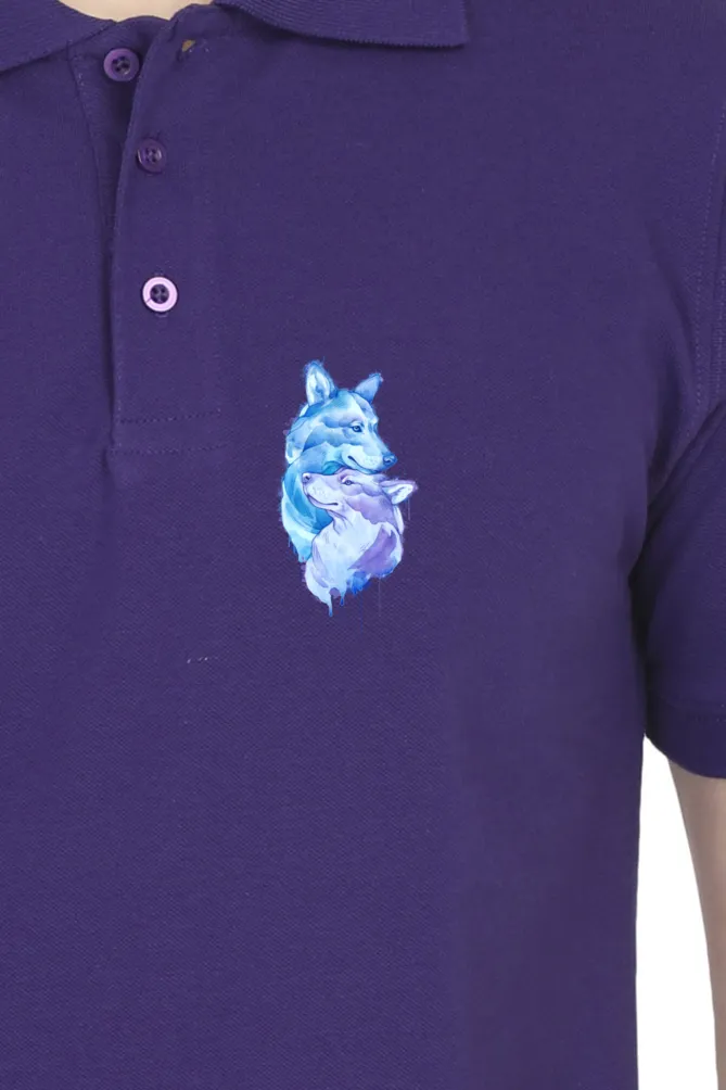 Polo Neck T-Shirt (Men) - Snugglebugs (11 Colours)