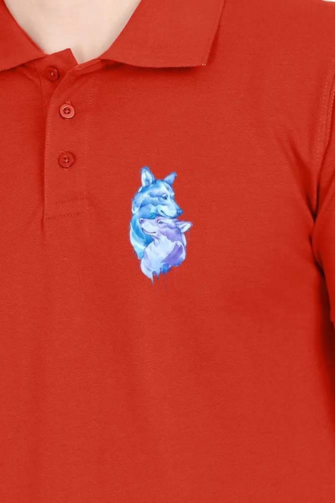 Polo Neck T-Shirt (Men) - Snugglebugs (11 Colours)