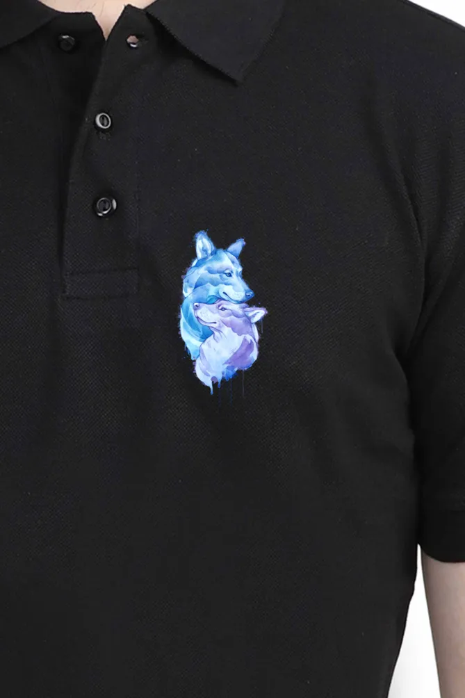 Polo Neck T-Shirt (Men) - Snugglebugs (11 Colours)