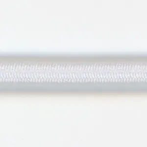 Polyester Elastic Cord (Hard Type) #01 White