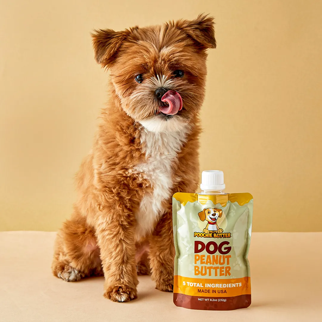 Poochie Butter - Peanut Butter and Natural Rubber Toy - Dog Birthday Bundle