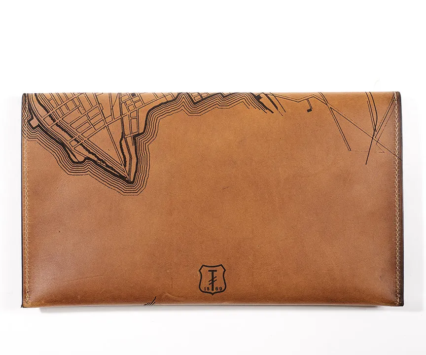 Portland, Maine Map Clutch