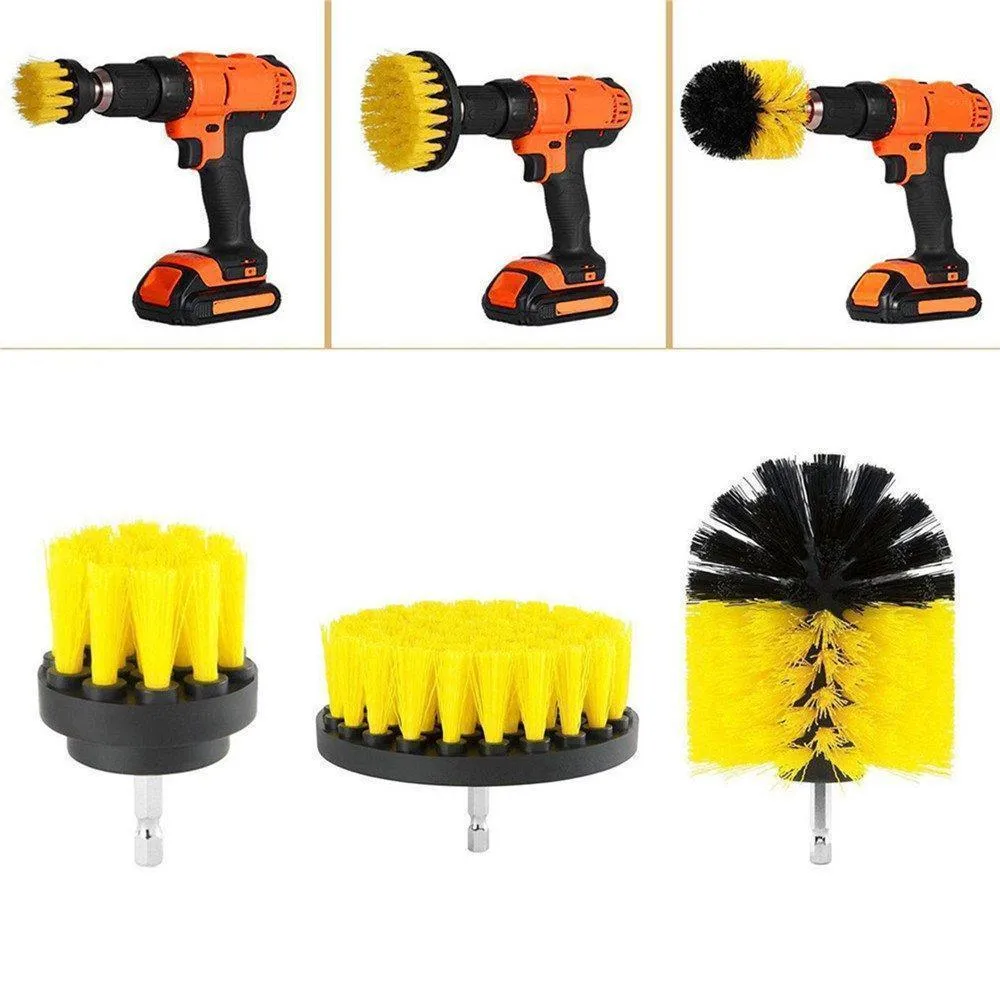 Power Cleaning Scrub Brush (Set of 3)