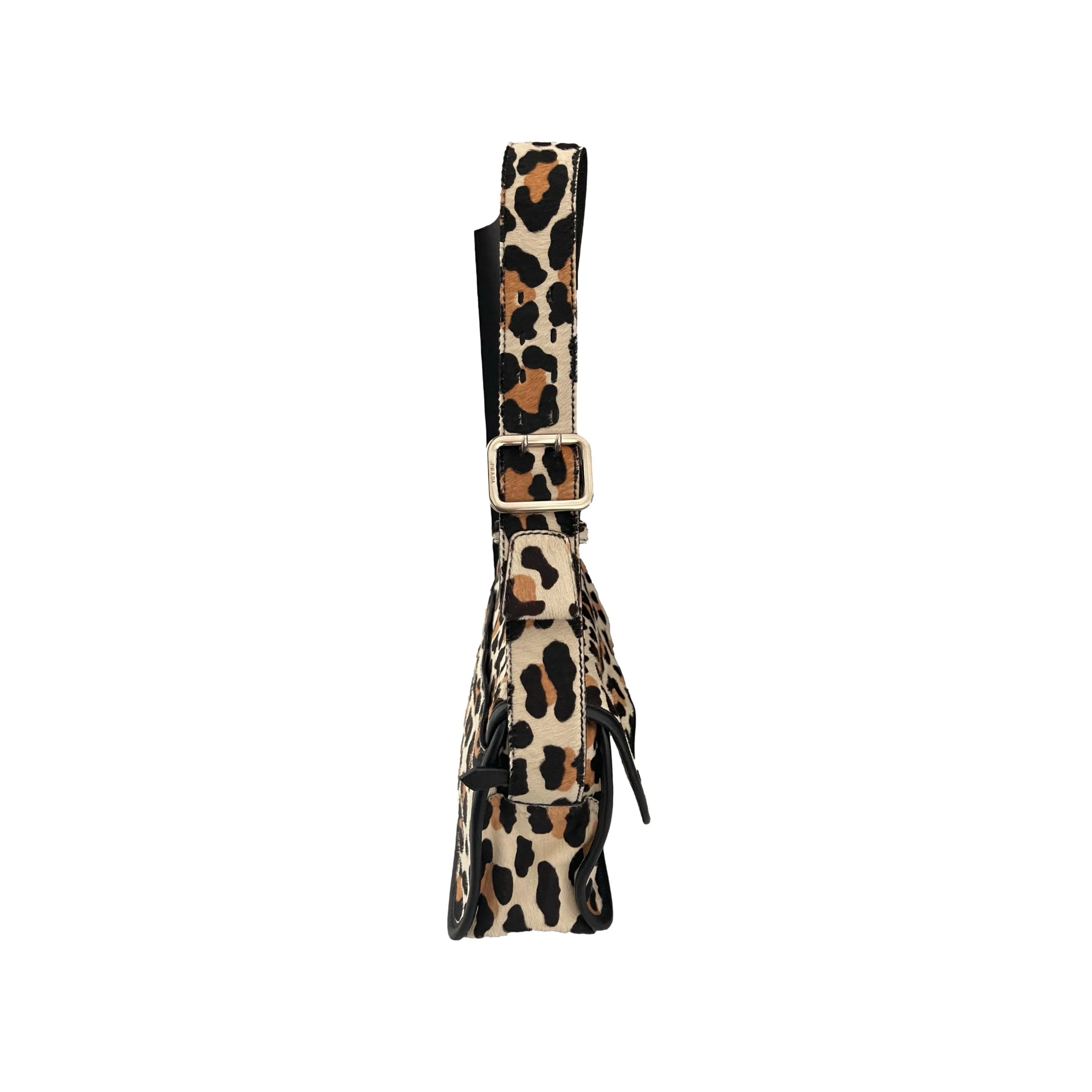 Prada Cheetah Calf Hair Shoulder Bag