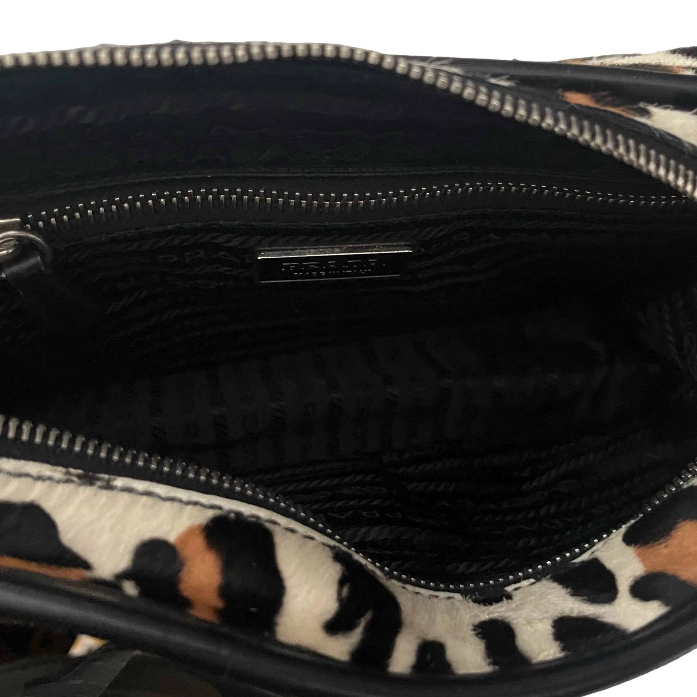 Prada Cheetah Calf Hair Shoulder Bag