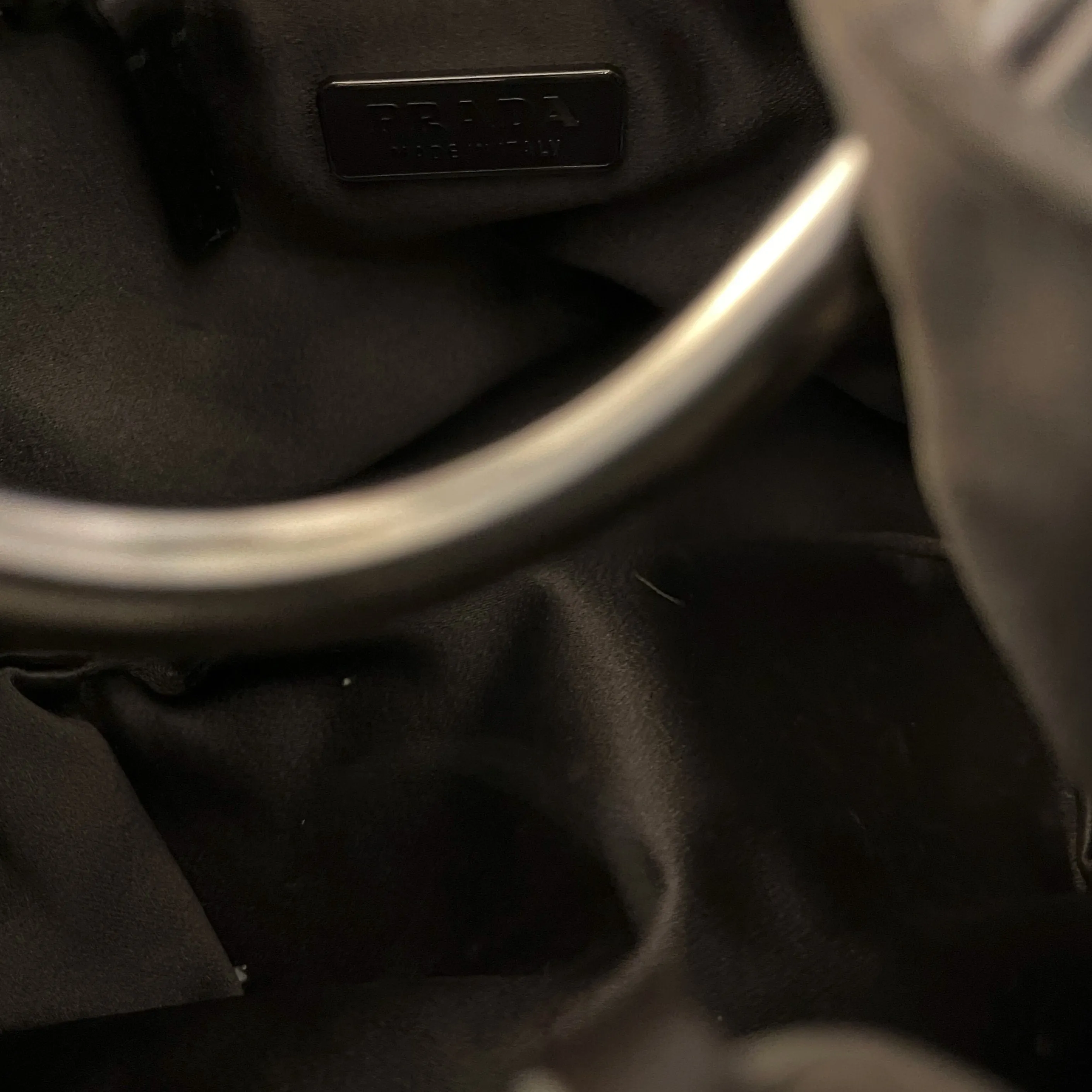 Prada Grey Mini Top Handle Bag
