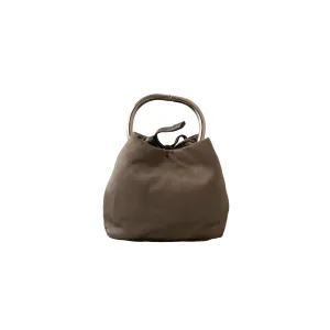 Prada Grey Mini Top Handle Bag