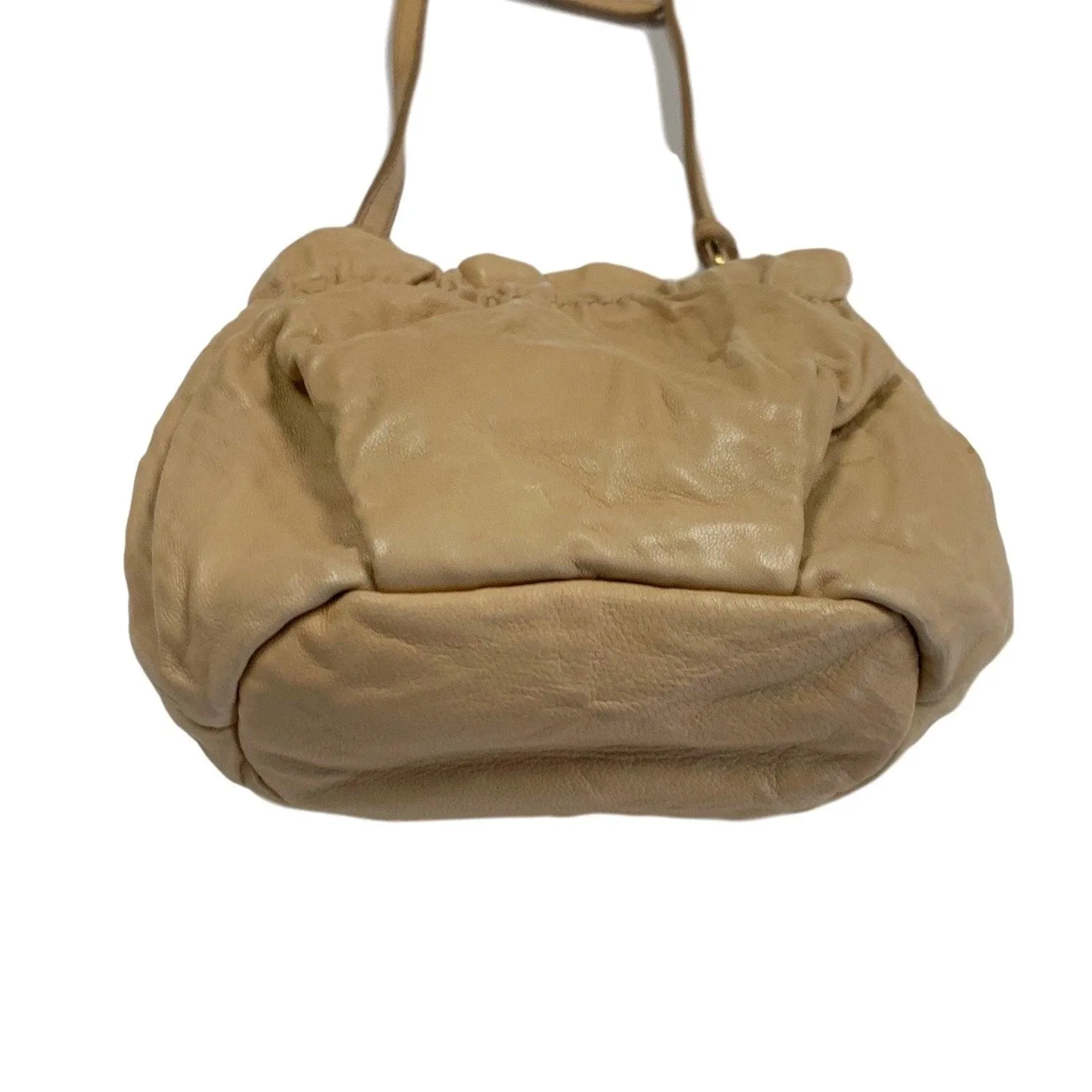 Prada Nude Leather Mini Crossbody