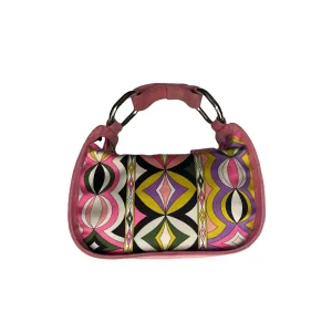 Pucci Pink Print Suede Mini Bag