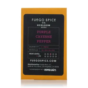 Purple Cayenne Pepper Seeds