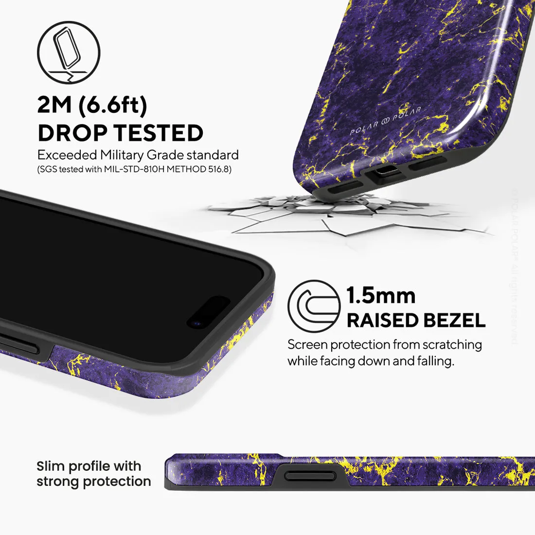 Purple Night - iPhone 15 Plus Case