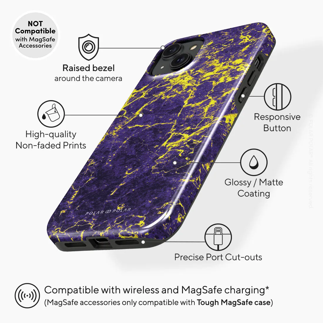 Purple Night - iPhone 15 Plus Case