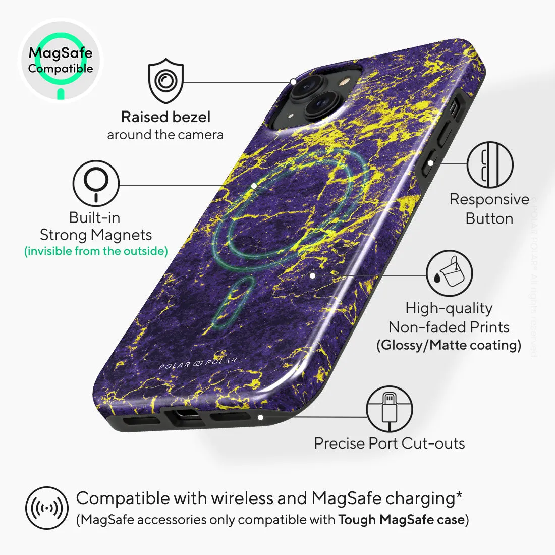 Purple Night - iPhone 15 Plus Case